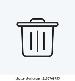 Icon Reduces Waste. suitable for education symbol. line style. simple design editable. design template vector. simple illustration