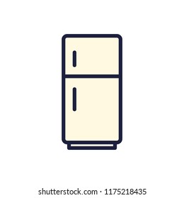 icon refrigerator electronic