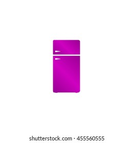 Icon of refrigerator. Flat design style eps 10