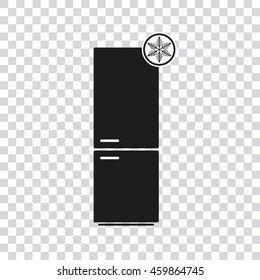 icon refrigerator with freezer