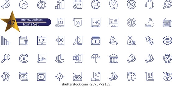icon related to income, salary, money, business.
