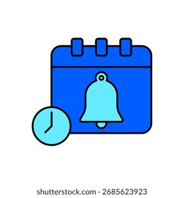 Icono de un recordatorio, aislado contra un fondo limpio.