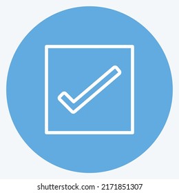 Recordatorios de iconos. adecuado para el símbolo Mobile Apps. estilo ojos azules. diseño simple editable. vector de plantilla de diseño. ilustración de símbolo simple