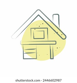 Icon Remote Work. related to Remote Working symbol. Color Spot Style. simple design illustration