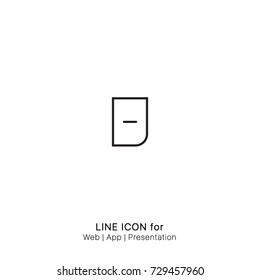 Icon remove file graphic design single icon vector