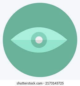 Icon Remove Red Eye. suitable for Photo Editing symbol. flat style. simple design editable. design template vector. simple symbol illustration