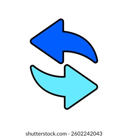 Icon a replace, isolated against a clean background.
