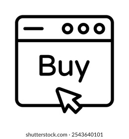 Icono que representa la acción de comprar o hacer una compra