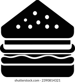 An icon representing an attractive sandwich.