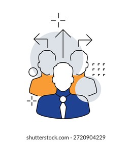 Icon representing the balance between speed and depth in effective leadership decision-making.