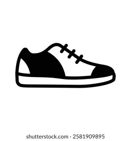 Icon representing a casual sneaker shoe for shopping