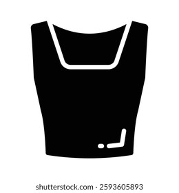 Icon representing a casual tank top for summer wear