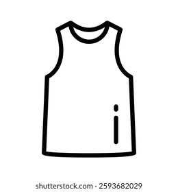 Icon representing a casual tank top for summer wear