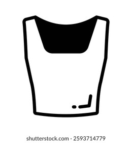 Icon representing a casual tank top for summer wear