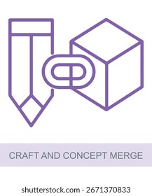Un icono que representa la fusión de arte y concepto, diseñado para su uso en IA y visuales relacionados con la tecnología.