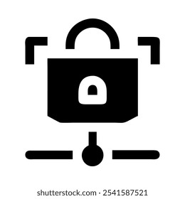 Icon representing cybersecurity measures and data protection.