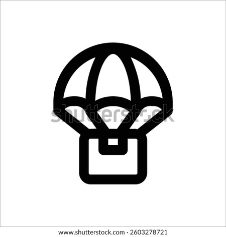 Icon representing a dropshipping business model.