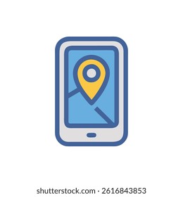 An icon representing GPS services.