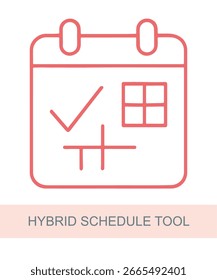 Um ícone que representa uma ferramenta de programação híbrida, projetada para uso em IA e recursos visuais relacionados à tecnologia.