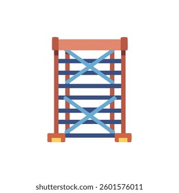 An icon representing a ladder designed for use with scaffolding in construction.