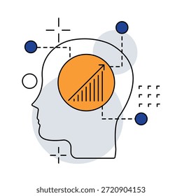 Icono que representa el liderazgo basado en el análisis, los datos y el razonamiento estructurado.