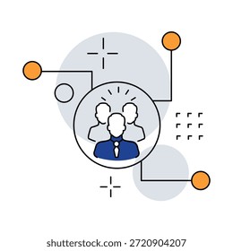 Icono que representa el liderazgo basado en el análisis, los datos y el razonamiento estructurado.