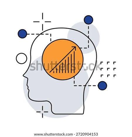 Icon representing leadership grounded in analysis, data, and structured reasoning.
