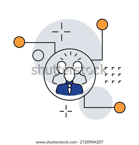 Icon representing leadership grounded in analysis, data, and structured reasoning.