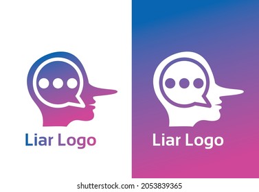An icon representing a liar