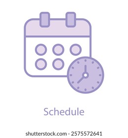  Icon Representing Organized Scheduling for Tasks