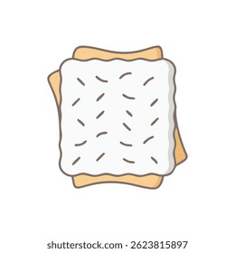 Um ícone representando o papel de arroz nas criações artísticas culinárias.