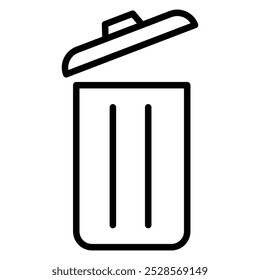 Un icono que representa un cubo de basura, simbolizando los residuos o el reciclaje.