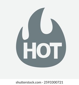 Icon representing a trending product, popular item, sale, and promotion.