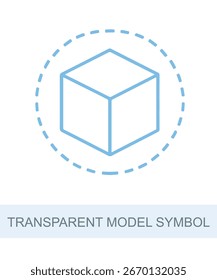 Un icono que representa un icono de sistema fiable, diseñado para su uso en IA y en imágenes relacionadas con la tecnología.