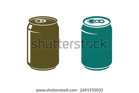 An icon representing a typical metal can for drinks or food