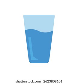 An icon representing water glasses for promoting healthy hydration choices.
