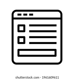 Icon Research With Style Outline