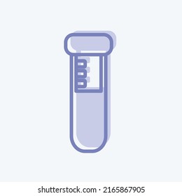 Icon Research. suitable for Education symbol. two tone style. simple design editable. design template vector. simple symbol illustration