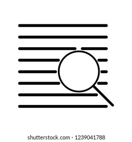 Icon Research Web, White Background
