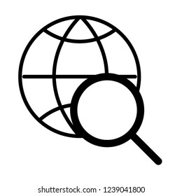 Icon Research Web, White Background