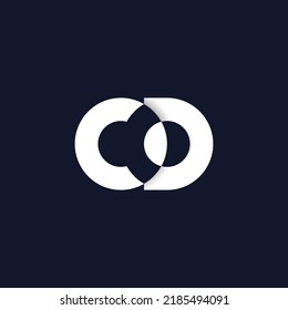 The icon resembles the shape of the letters C and O and D intersecting each other.