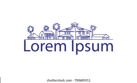 Icon for resorts and exotic vacations
