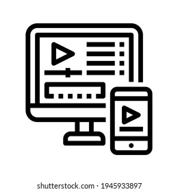 Icon Responsive Design With Style Outline