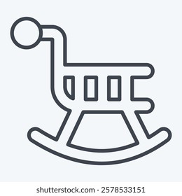 Icon Retirement Chair. related to Retirement symbol. line style. design editable