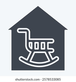 Icon Retirement. related to Retirement symbol. glyph style. design editable