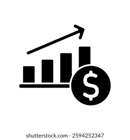 Icon a revenue, isolated against a clean background.