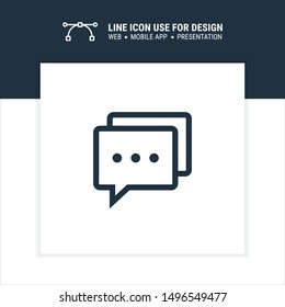 icon review comment graphic design single icon vector illustration