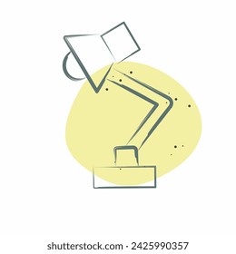 Icon Revision. related to Creative Concept symbol. Color Spot Style. simple design editable. simple illustration