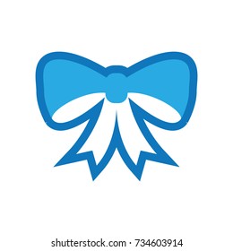 icon ribbon christmas