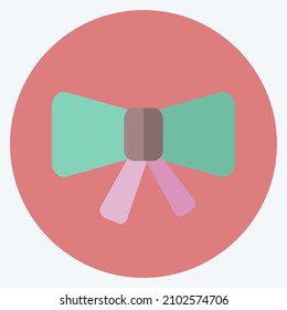 Icon Ribbon - Flacher Stil - Einfache Illustration, Design Template Vektor, gut für Drucke, Plakate, Anzeigen, Ankündigungen, Infografiken, etc.